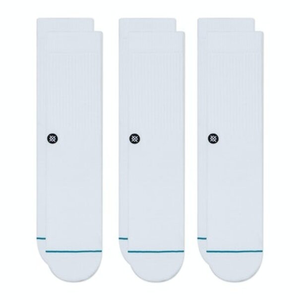 Stance Socks Stance Icon 3 Pack - White