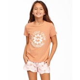 Billabong Girl's Let Love Grow T-Shirt: Sandstone
