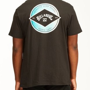 Billabong Rotor Arch Short Sleeve T-Shirt: Black