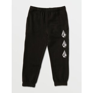 Volcom Toddler Iconic Stone Fleece Pant: Black