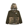 Toddler Novelty Flurry Jacket / Taupe Green Cloud Camo Print