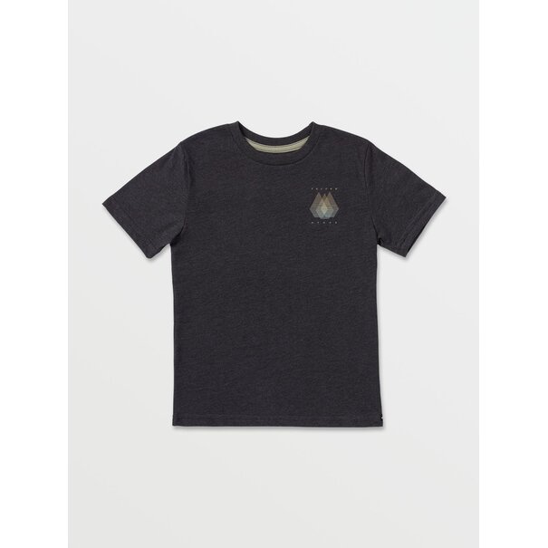 Volcom Volcom  Little Boys Blynder Short Sleeve Tee- Heather Black