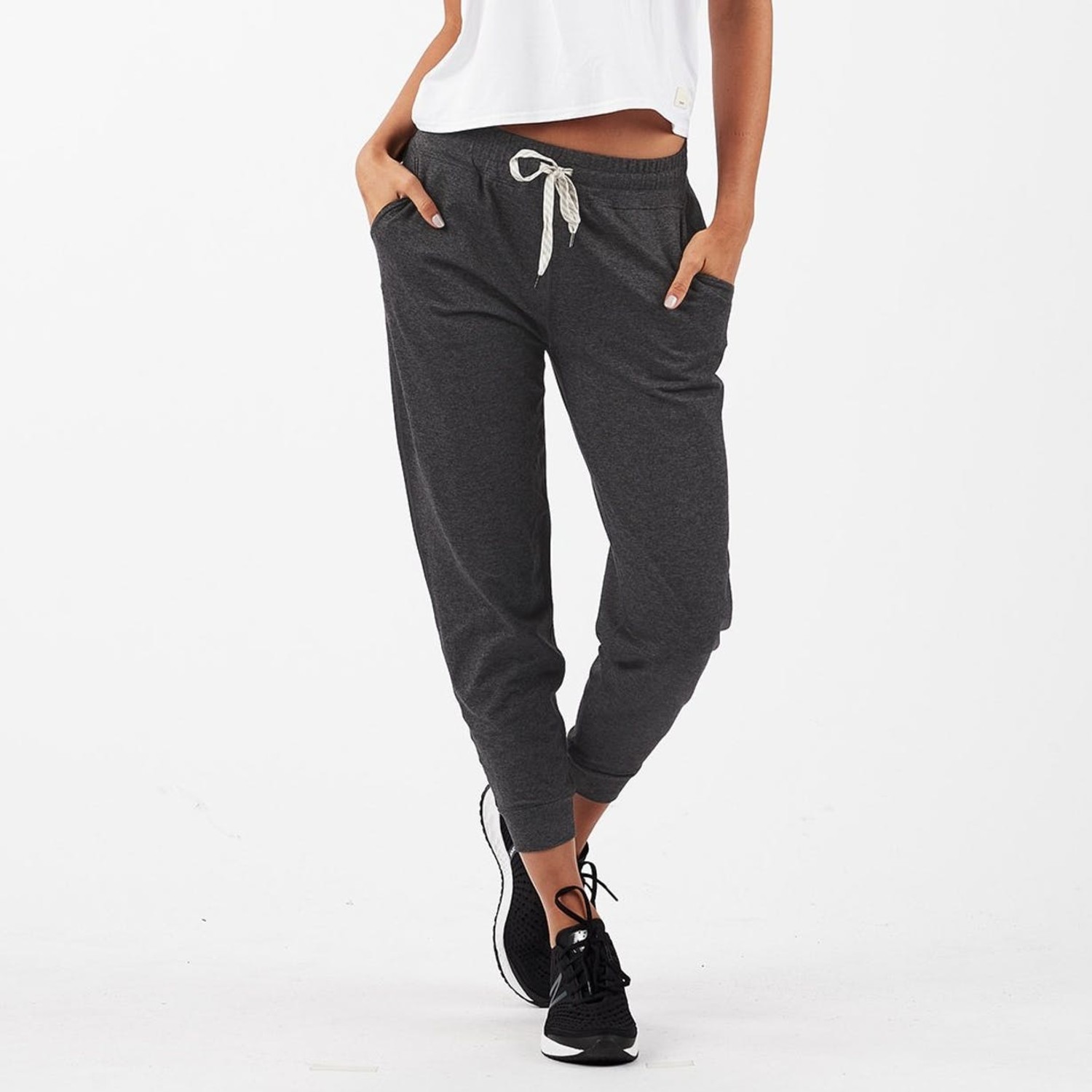  Jockey Women's Activewear Ponte Jogger, Charcoal Heather, S :  Clothing, Shoes & Jewelry
