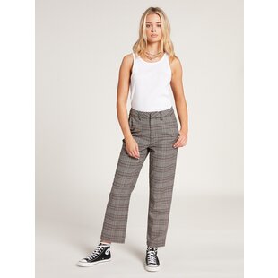 Volcom Womens Frochickie High Rise Pant: Auburn 27 Inseam
