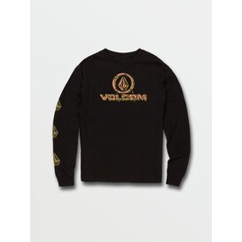 Youth Monolith Long Sleeve Tee / Black