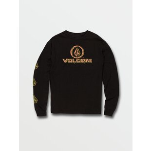 Youth Monolith Long Sleeve Tee / Black