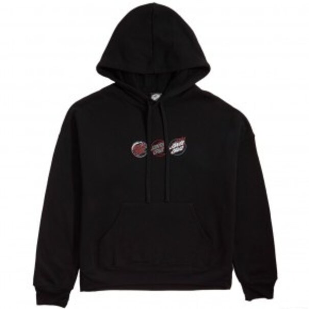 Santa Cruz Skateboards Santa Cruz Womens Tri Dot Hoodie: Black