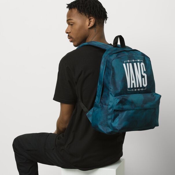 Vans Footwear Vans Old Skool III Backpack- Blue TyeDie