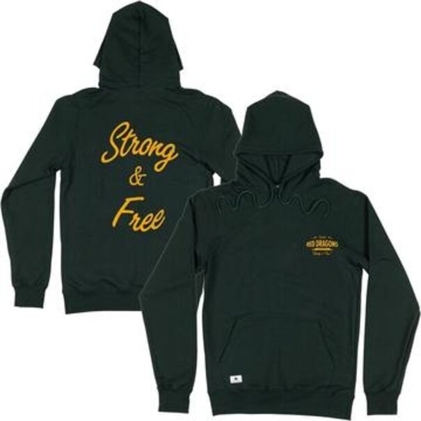 Red Dragon Apparel RDS Hood Dragon Strong: Forest Green