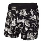 Saxx Ultra Boxer Brief Fly- Black Astro Surf and turf