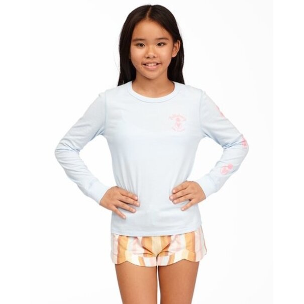 BILLABONG BIllabong Girls Hello Sunshine Long Sleeve Tee: Dream Blue