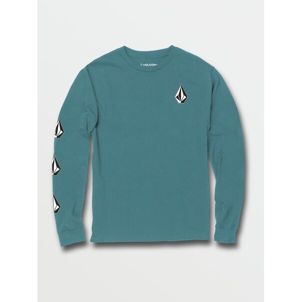 Volcom Iconic Stone Long Sleeve / Storm Blue