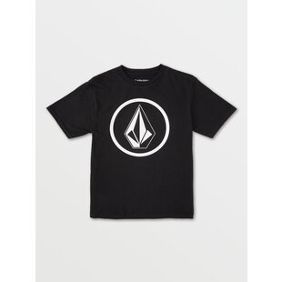 Circle Stone Fill Short Sleeve / Black