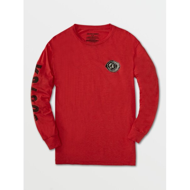 Volcom Volcom Sick 180 L/S Tee: RNR Red