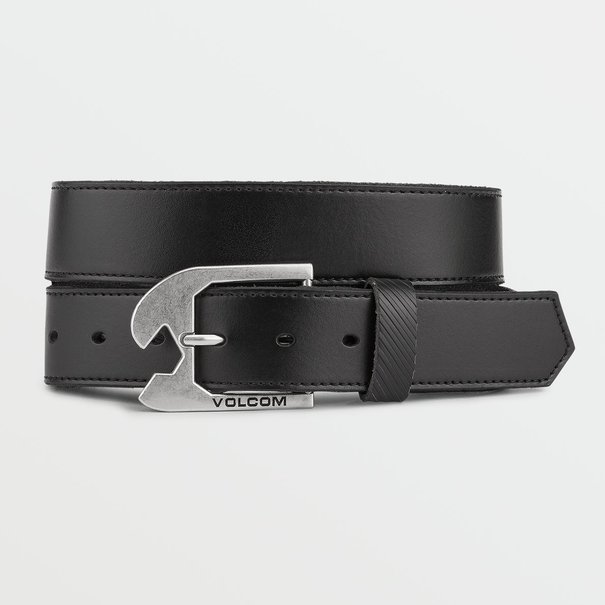 Volcom Volcom Skully Leather Belt: Black