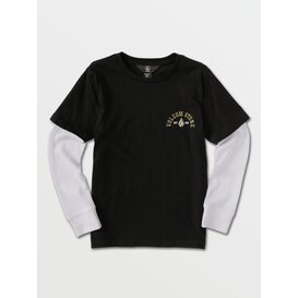 Little Boys Ranchamigo Twofer Long Sleeve / Black