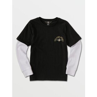 Little Boys Ranchamigo Twofer Long Sleeve / Black
