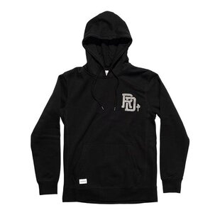 RDS Monogram Chenille Hoodie: Black