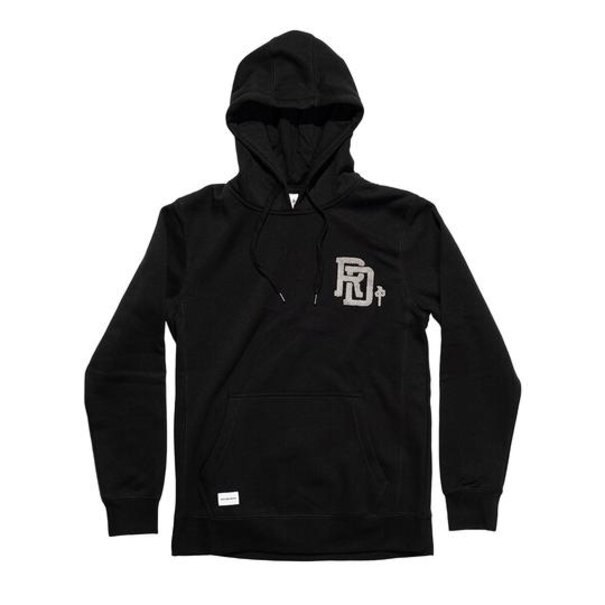 Red Dragon Apparel RDS Monogram Chenille Hoodie: Black