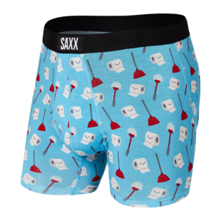 Saxx Vibe Boxer Brief-Blue Love What You Do