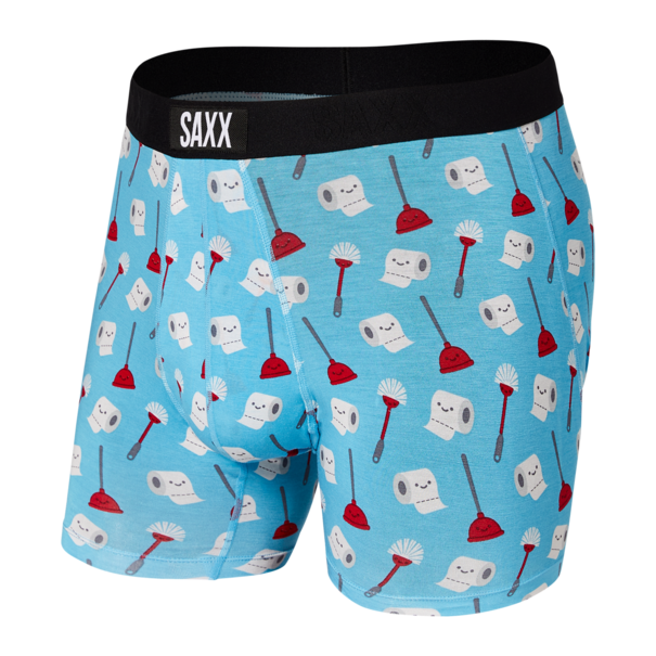 SAXX Underwear Saxx Vibe Boxer Brief-Blue Love What You Do