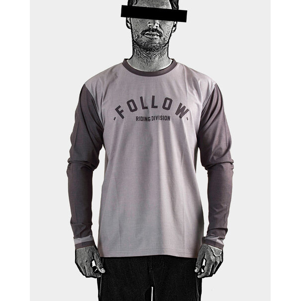Follow Wake Follow Men's Hyrdo Tee L/S Grey