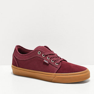 Vans Chukka Low Youth Skate Shoes - Port Royale/Gum