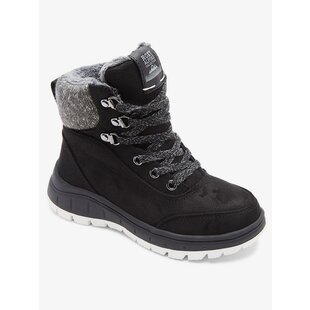 ROXY: Girls Karmel Lace-Up Boot: Black