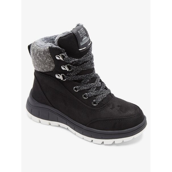 ROXY ROXY: Girls Karmel Lace-Up Boot: Black