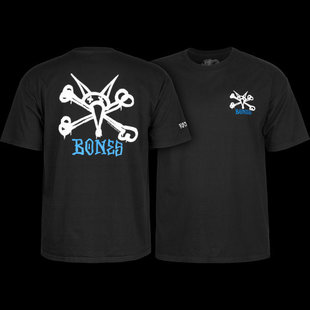 Powell Peralta Tee- Rat Bones: Black