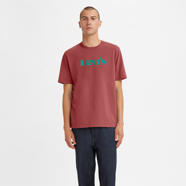 Levi Strauss & Co. Levis Graphic  Relaxed Fit Tee: marsala Red
