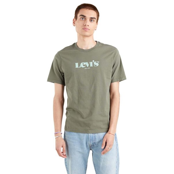 Levi Strauss & Co. Levis Graphic  Relaxed Fit Tee: Dusty Olive
