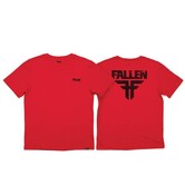 Fallen Mens T-shirt: Insignia Back: Red