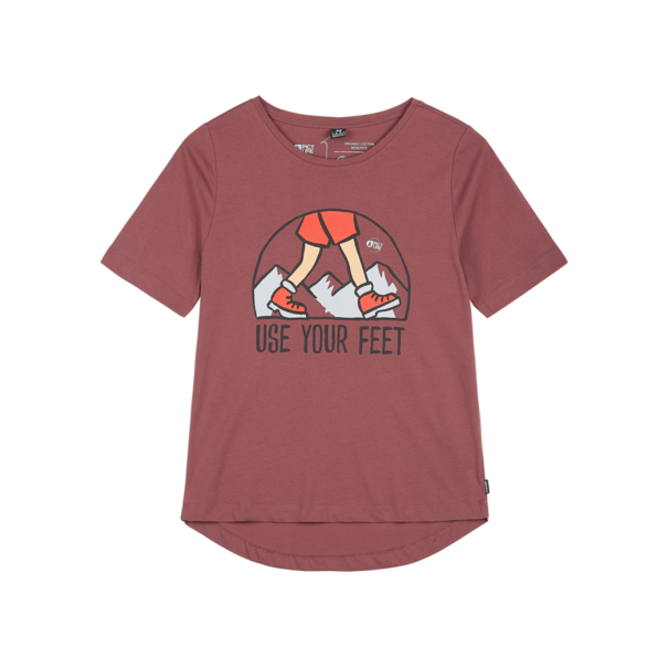 Picture Organic Picture Organic:  Womens Use your Feet Tee: Tomette