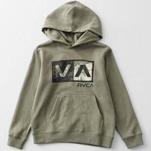 RVCA Boys Balance Box Hoodie Aloe