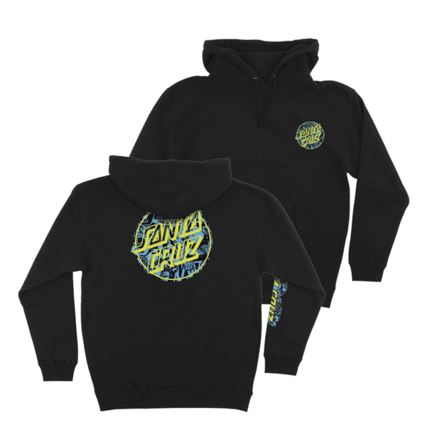 Santa Cruz Skateboards Santa Cruz Men's Handbill Pullover Hoodie Dot