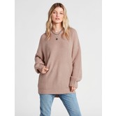 Volcom Women's Fresh Fuzz Sweater Mauve