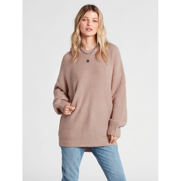 Volcom Volcom Women's Fresh Fuzz Sweater Mauve