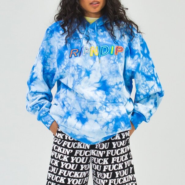 RipNdip RipNDip Hood Prisma Hoodie-Blue/Blue/Lightwash