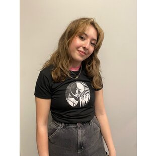 Womens Boarding House T-shirt Black