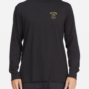 Studio Arch Long Sleeve Tee / Faded Black