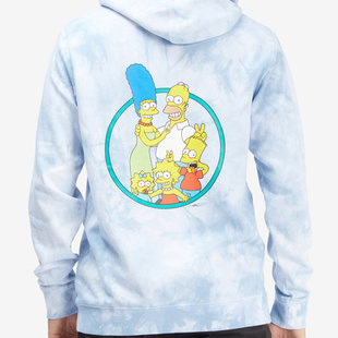 Billabong The Simpsons Family Tie-Dye Pullover Hoodie