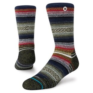 Windy Peak Crew Socks / Black