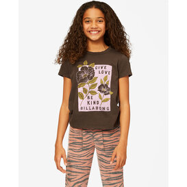 Billabong Girls' Give Love Boyfriend T-Shirt