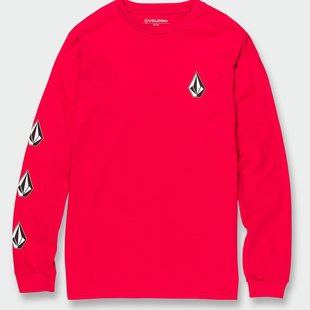 Iconic Stone Long Sleeve / Red