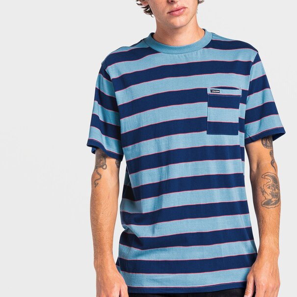 Volcom Volcom Maxer Stripe Crew S/S Tee