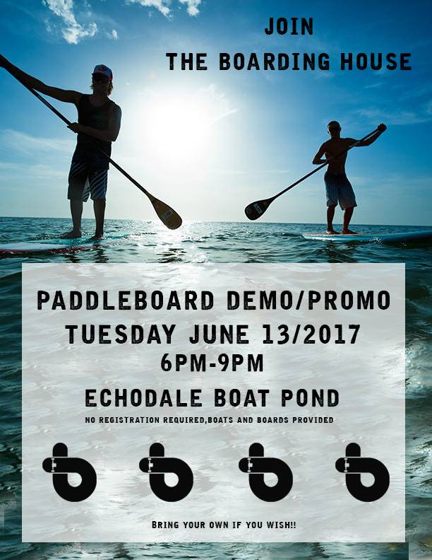 Free Paddle at Echodale.