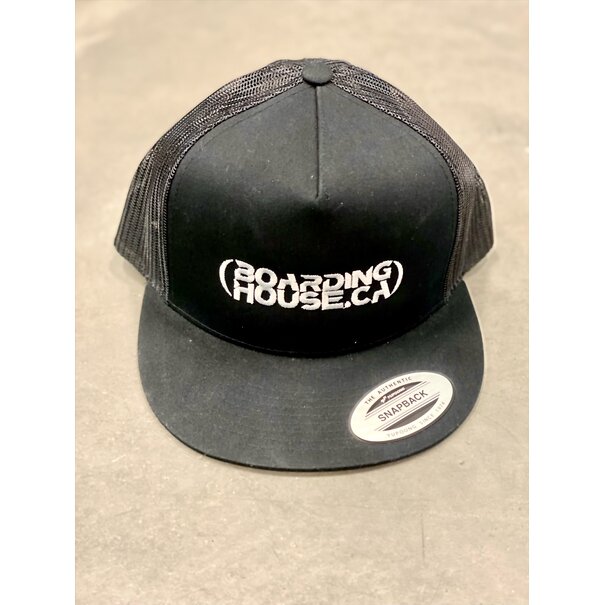 THE BOARDING HOUSE Boarding House Trucker Cap - Black/Black