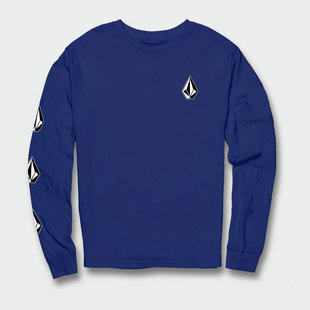 Iconic Stone Long Sleeve Tee / Blueprint