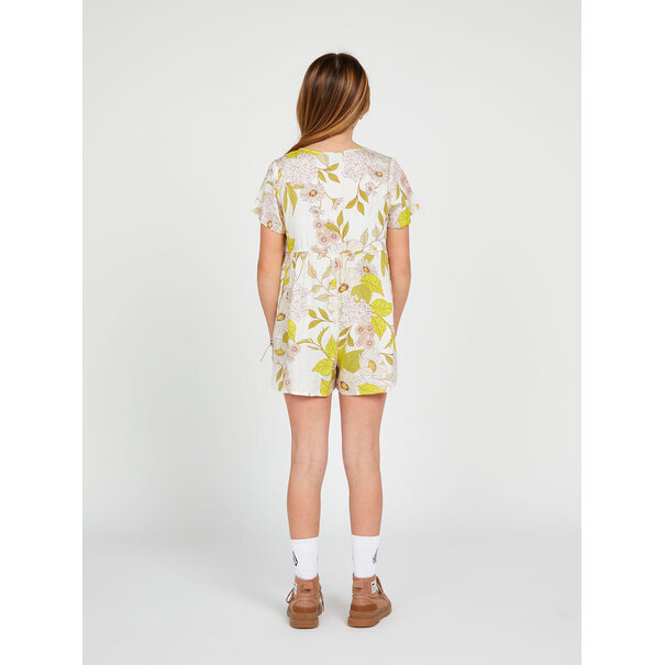 Volcom Girls Happy Clouds Romper Multi